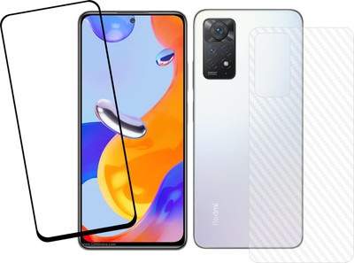 Ten To 11 Front and Back Tempered Glass for Redmi Note 11 Pro + 5G, Redmi Note 11 Pro + 5G (Back Carbon Fiber)(Pack of 2) Ten To 11 Front and Back Tempered Glass for Redmi Note 11 Pro + 5G, Redmi Note 11 Pro + 5G (Back Carbon Fiber)(Pack of 2)