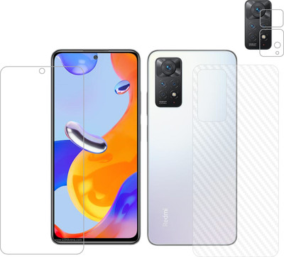 Ten To 11 Front and Back Tempered Glass for Redmi Note 11 Pro(Pack of 3)