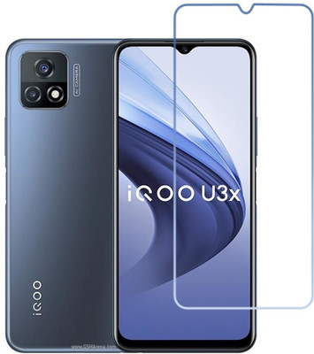 DVMART Screen Guard for 9H Crystal Clear Vivo IQOO U3x(Pack of 1)