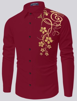 HEMADHAV Men Floral Print, Printed Casual Multicolor Shirt