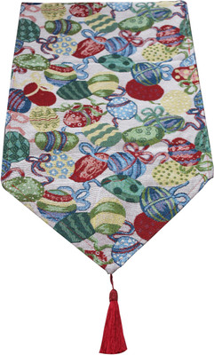 Jades Multicolor 180 cm Table Runner(Polyester)