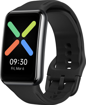 OPPO Watch Free Smartwatch(Black Strap, Free Size)
