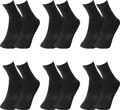 HARI KALYAN Men & Women Solid Ankle Length(Pack of 6)