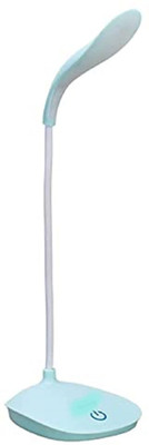 AKR Table Lamp with Rechargeable LED Touch On Off Switch Study Reading Dimmer Light Study Lamp(35 cm, Blue, White)