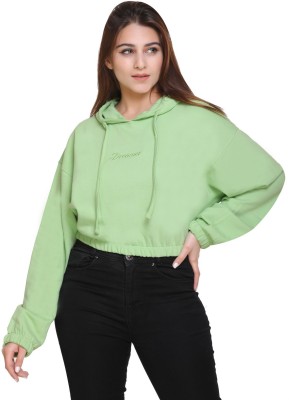 RF Raves Casual Solid Women Green Top