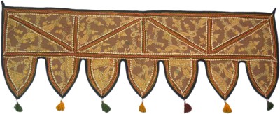 Global Art Traders Bandanwar Wall Hanging Valance Vintage Embroidered Work Decoration Toran Toran(Cloth)