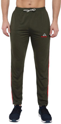 Golazo Solid Men Green Track Pants