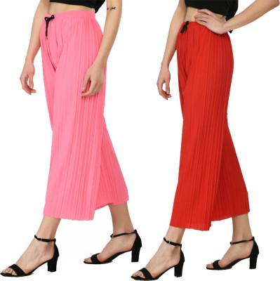 CitySquad Relaxed Women Red, Pink Trousers