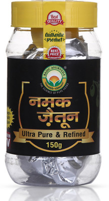 Basic Ayurveda Namak Zaitoon | Ultra Pure & Refined | It's Strange Not A Salty Odd Taste(150)