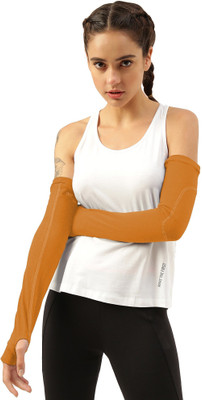 FREECULTR Bamboo Arm Sleeve For Men & Women(Free, Yellow)