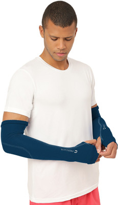 FREECULTR Bamboo Arm Sleeve For Men & Women(Free, Blue)