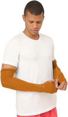 FREECULTR Bamboo Arm Sleeve For Men & Women(Free, Beige)