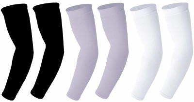 VTFlair Nylon Arm Sleeve For Boys & Girls(Free, Black, Steel, White)