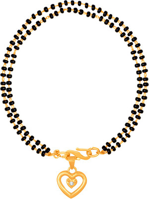 mahi Alloy Crystal Gold-plated Bracelet