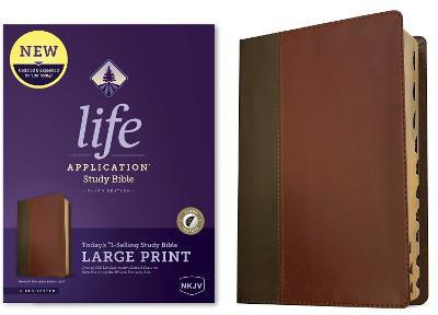 NKJV Life Application Study Bible Third Edition, Large Print(English, Leather / fine binding, Tyndale)