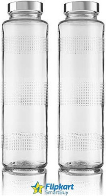 Flipkart SmartBuy 750 ml Glass Bottle(Pack of 2, Clear)