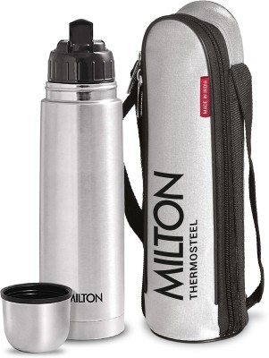 MILTON Thermosteel Flip Lid 1000 1000 ml Flask(Pack of 1, Steel/Chrome, Steel, Copper)
