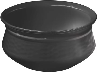 PKMSHO Melamine Storage Bowl Milton Melamine Handi, 1100 ml, Black round handi(Pack of 1, Black)