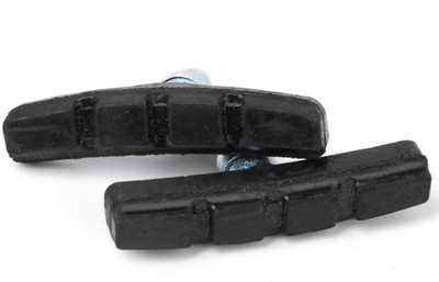 NSV Brake Shoes For Bicycle Brake Pads Brake Rubber Set of 2 Brake Shoe(Black)