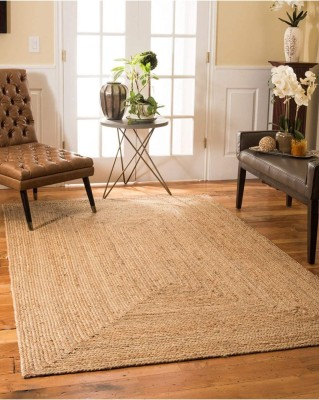 Jilani Handloom Rugs Beige Jute Carpet(2 ft,  X 3 ft, Rectangle)