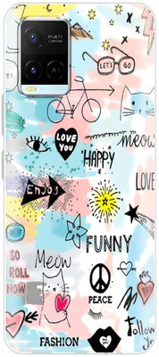 Flipkart SmartBuy Back Cover for Vivo Y21(Multicolor, Grip Case, Silicon, Pack of: 1)