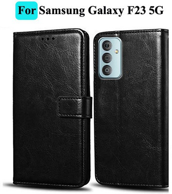 Mashgul Flip Cover for Samsung Galaxy F23 5G(Black, Shock Proof, Pack of: 1)