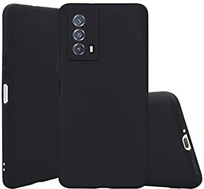 Mobile Back Cover Pouch for vivo iQOO Z5 5G (6.67)(Black, Shock Proof, Silicon, Pack of: 1)
