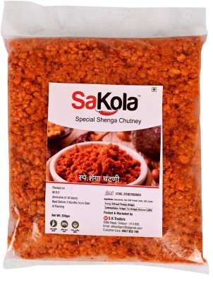 sakola Solapuri shenga chutney 200grm Chutney Granules(200 g)