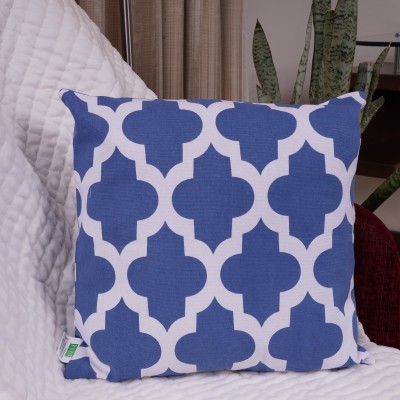 HOMEMONDE Geometric Cushions Cover(50 cm*50 cm, Blue)
