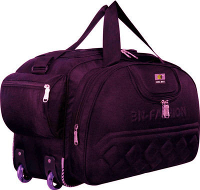 ezra (Expandable) Xfactor super premium Duffel With Wheels (Strolley)