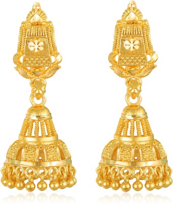 VIGHNAHARTA Vighnaharta Allure Beautiful Earrings Princess Colorful Gold Plated Jhumki Earrings [VFJ1335ERG ] Alloy Jhumki Earring