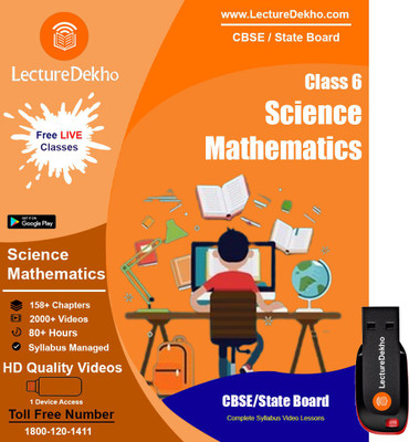 LectureDekho Science, Maths for Class 6 CBSE/State Board(Internet)