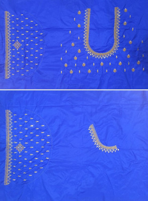 VLIPCARTZ Pure Silk Embroidered Blouse Material