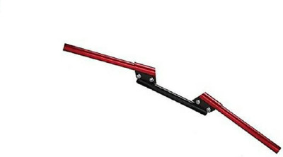 Dvis Handle Bar for All Bikes- RED/BLACK Handle Bar (Red, Black) Handle Bar(Red, Black)