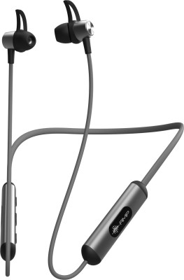 AMKETTE Amp Urban X9 Wireless Neckband BT 5.0, Incoming Call Vibration and 20H+ Playback Bluetooth Gaming Headset(Grey, In the Ear)