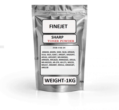 FINEJET EXTRA DARK TONER POWDER FOR USE IN SHAP PRINTER (1KG) Black Ink Toner Powder
