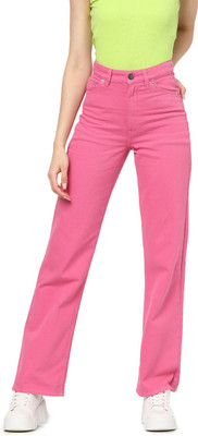 pink jeans women