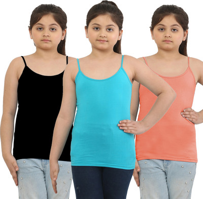 dazico Camisole For Girls(Multicolor, Pack of 3)