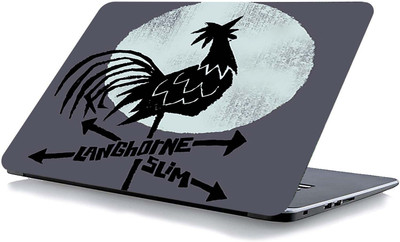 qth CARTOON LAP-2187 VINYL Reusable Laptop Skin Compatible for 15.6 inch(Theme: Spiritual)