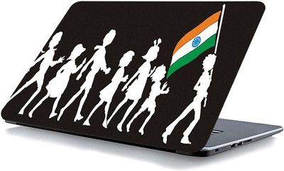 qth LINE ART LAP-1494 VINYL Reusable Laptop Skin Compatible for 15.6 inch(Theme: Spiritual)