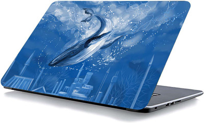 qth FLORAL LAP-2915 VINYL Reusable Laptop Skin Compatible for 15.6 inch(Theme: Spiritual)