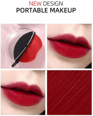 REIMICHI High Pigmented Super Stay, Matte Finish Red Color Lip Shape Lipstick(RED, 5 g)
