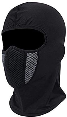 CareDone Full Face Cover Reusable, Anti Pollution Head Mask For Unisex.( Black,Packof1) BlkFullfacemask Washable, Reusable Cloth Mask(Black, Free Size, Pack of 1)