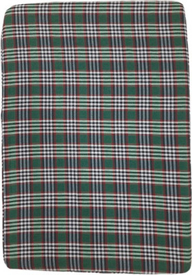 shividecor Elastic Strap Queen Size Breathable Mattress Cover(Green)