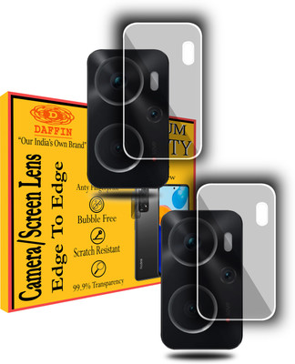 DAFFIN Back Camera Lens Glass Protector for OPPO K10(Pack of: 2)