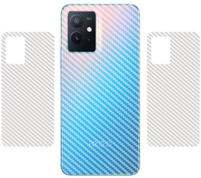 DVANK IQOO Z6 5G|| 3D CARBON FIBER ULTRA-THIN BACK LAMINATION || Mobile Skin(TRANSPARENT)