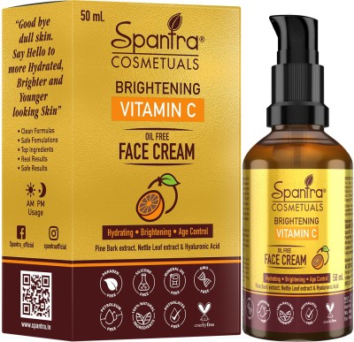 Spantra Brightening Vitamin C Oil Free Face Cream, Paraben and Sulphate Free,50ml(50 ml)