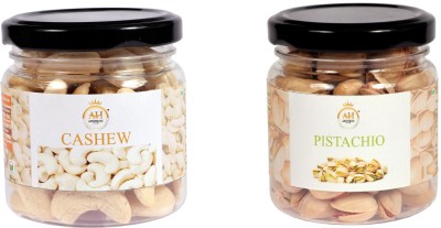 AESTHETIC HUB COMBO CASHEWS100G & PISTACHIOS100G Pistachios, Cashews(2 x 100 g)