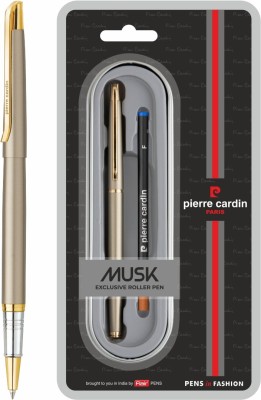 PIERRE CARDIN Musk Titanium Roller Ball Pen(Ink Color - Blue)