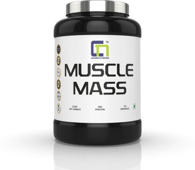 CHAMPS NUTRITION MUSCLE MASS 2Lbs Weight Gainers/Mass Gainers(1 kg, VANILLA)